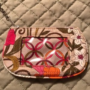 Vera Bradley Key Card Keychain